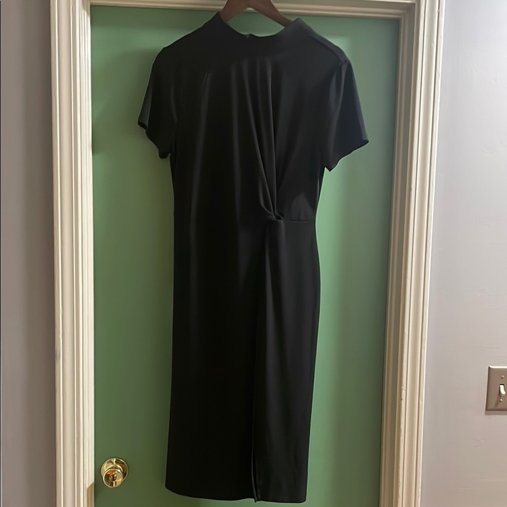 Ellen Tracy Black Midi Dress